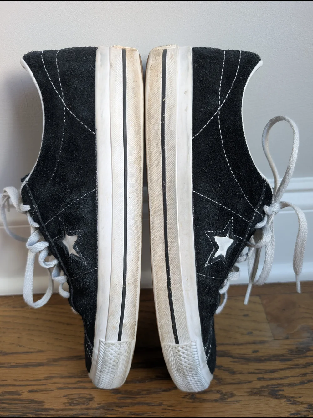 Converse One Star Pro Ox Skate Shoes Suede Black White Men 10 Women 11.5 159579C - Picture 4 of 13